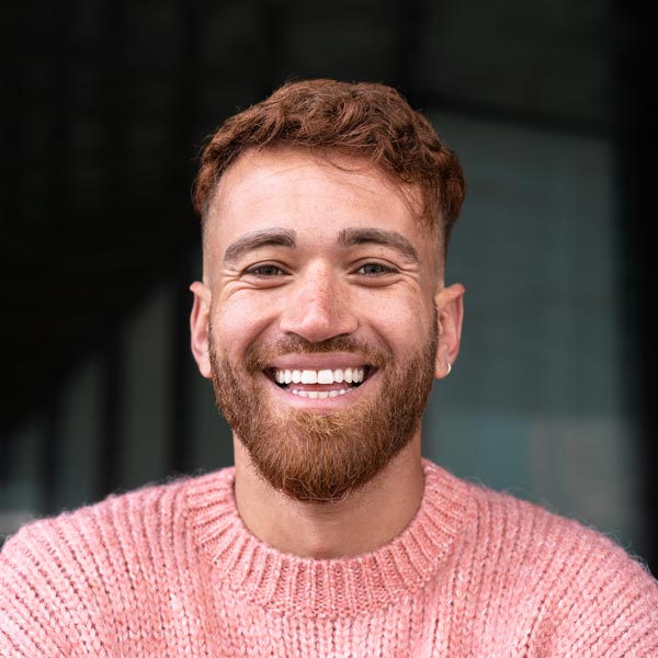 smiling young man