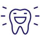 happy tooth icon